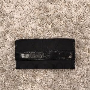 Black coach wallet